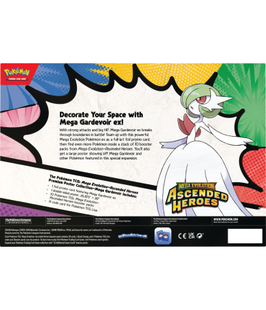 Pokemon TCG: Mega Evolution - Ascended Heroes - Premium Poster Collection - Gardevoir