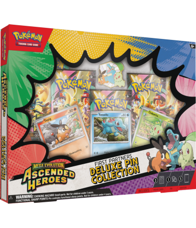 Pokemon TCG: Mega Evolution - Ascended Heroes - Deluxe Pin Collection First Partners