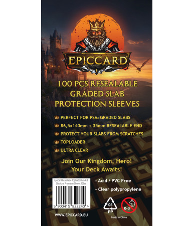 PSA Graded Card Sleeves Resealable | EPICCARD
