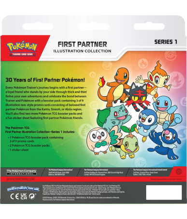 Pokemon TCG: First Partner - Illustration Collection - Series 1