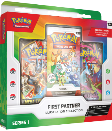 Pokemon TCG: First Partner - Illustration Collection - Series 1