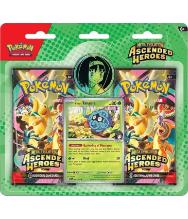Pokemon TCG: Mega Evolution - Ascended Heroes - Trainer's 2-pack Blister Erika