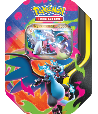 Pokemon TCG: Mega Charizard X EX Tin