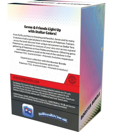 Pokemon TCG: Scarlet & Violet - Prismatic Evolutions - Booster Bundle