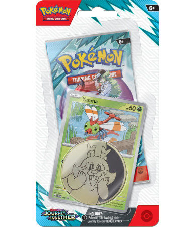 Pokemon TCG: Scarlet & Violet - Journey Together - Checklane Blister - Yanma