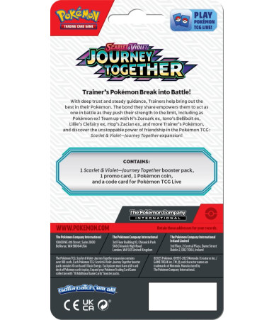 Pokemon TCG: Scarlet & Violet - Journey Together - Checklane Blister - Scraggy