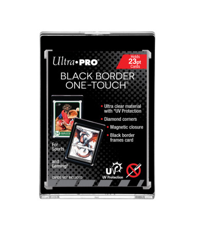 Ultra-Pro: 23PT Black Border UV ONE-TOUCH Magnetic Holder
