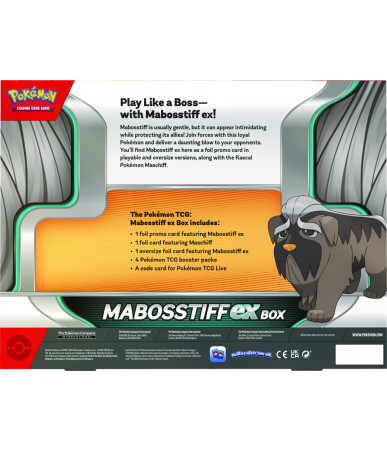 Pokemon TCG: Mabosstiff ex Box