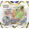Pokemon TCG: Sword&shield Brilliant Stars  3 Pack Blister Leafeon