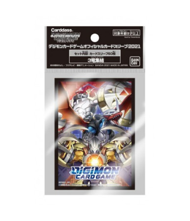 Digimon CG Supplies: Sleeves WARGREYMON, GALLANTMON & IMPERIALDRAMON