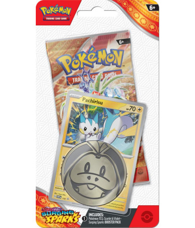 Pokemon TCG: Scarlet & Violet- Surging Sparks Checklane Blister Pachirisu