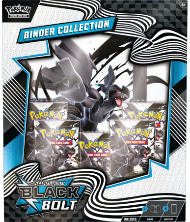 Pokemon TCG: Scarlet & Violet Black Bolt & White Flare Binder Collection- Zekrom