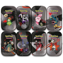 Pokemon TCG: Scarlet & Violet Black Bolt & White Flare Unova Mini Tin Bundle komplet 8 sztuk
