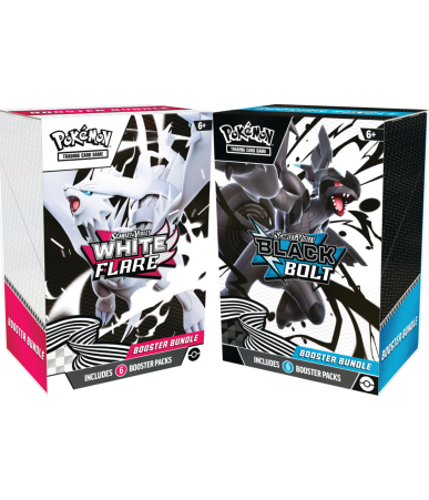 Pokemon TCG: Scarlet & Violet - Black Bolt & White Flare - Booster Bundle - Reshiram/Zekrom
