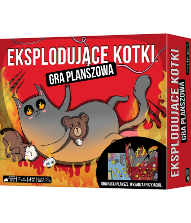 Eksplodujące Kotki: Gra planszowa