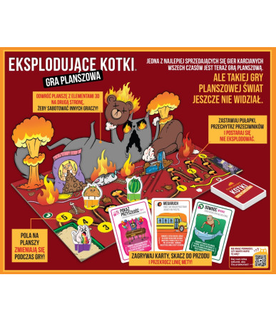 Eksplodujące Kotki: Gra planszowa