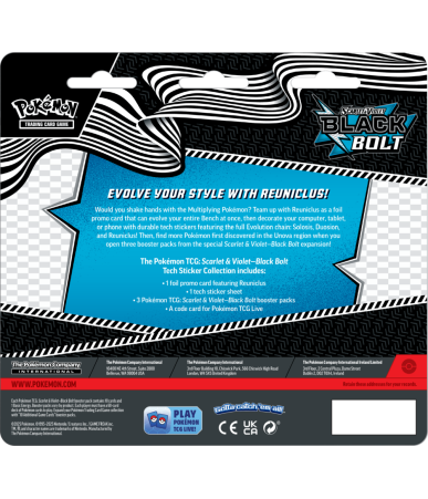 Pokemon TCG: Scarlet & Violet Black Bolt Tech Sticker Reuniclus
