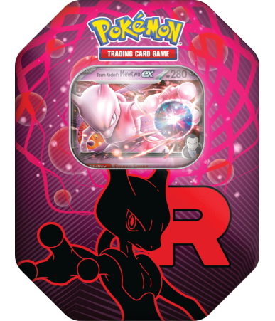Pokemon TCG: Team Rocket Tin- Mewtwo ex